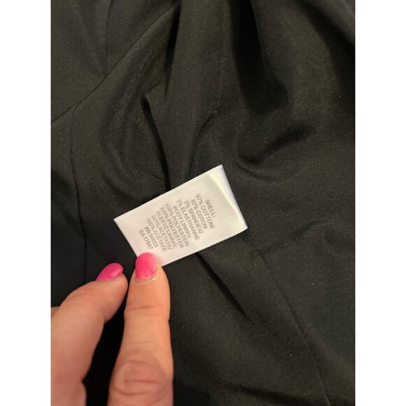 Banana Republic Women's Black One-Button Blazer Cotton Stylish Business & Casual - Picture 14 of 14